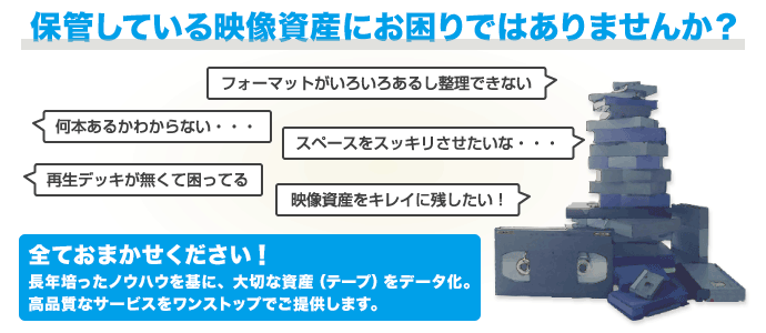 映像アーカイヴ化